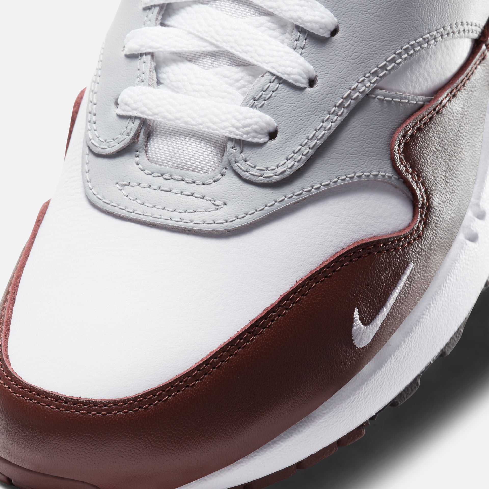 Nike Air Max 1 - White / Mystic Dates / Wolf Grey / Black