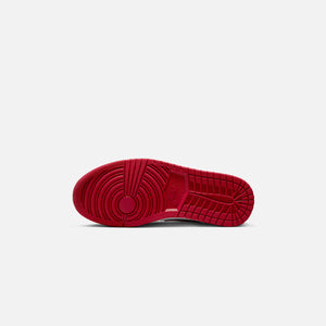 Jordan Air Jordan 1 Low Sneaker in White, Gym Red, Black, & Sail