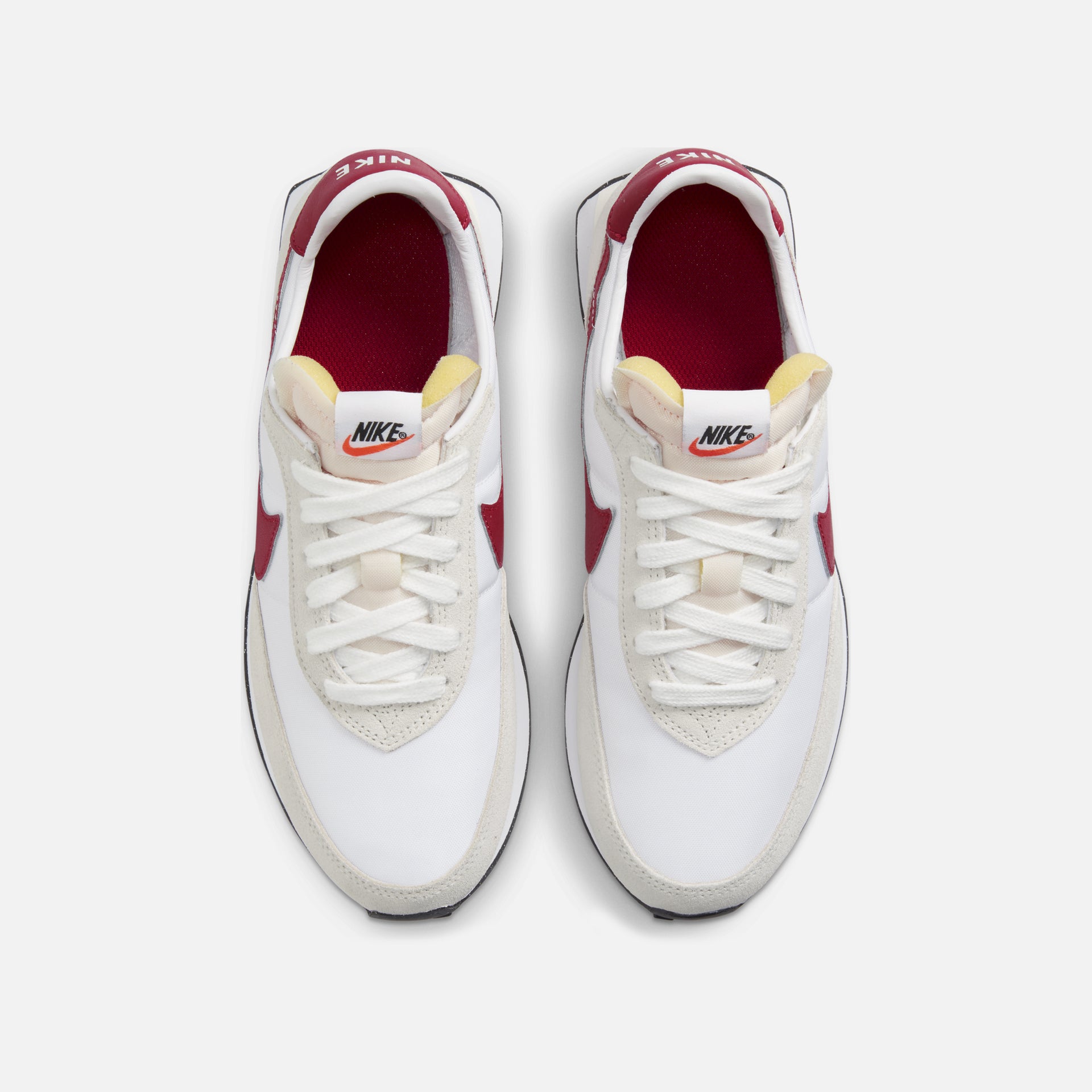 Nike Grade School Waffle Trainer 2 - White / Gym Red / Black / Bright Crimson
