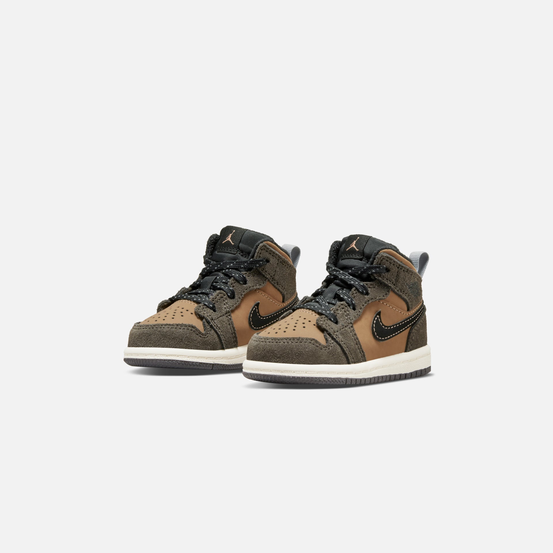 Nike Air Jordan 1 Mid SE - Dark Chocolate / Crimson Bliss / Archaeo