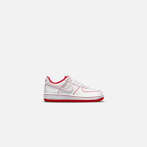 Nike Pre-School Air Force 1 Stitch - White / University Red