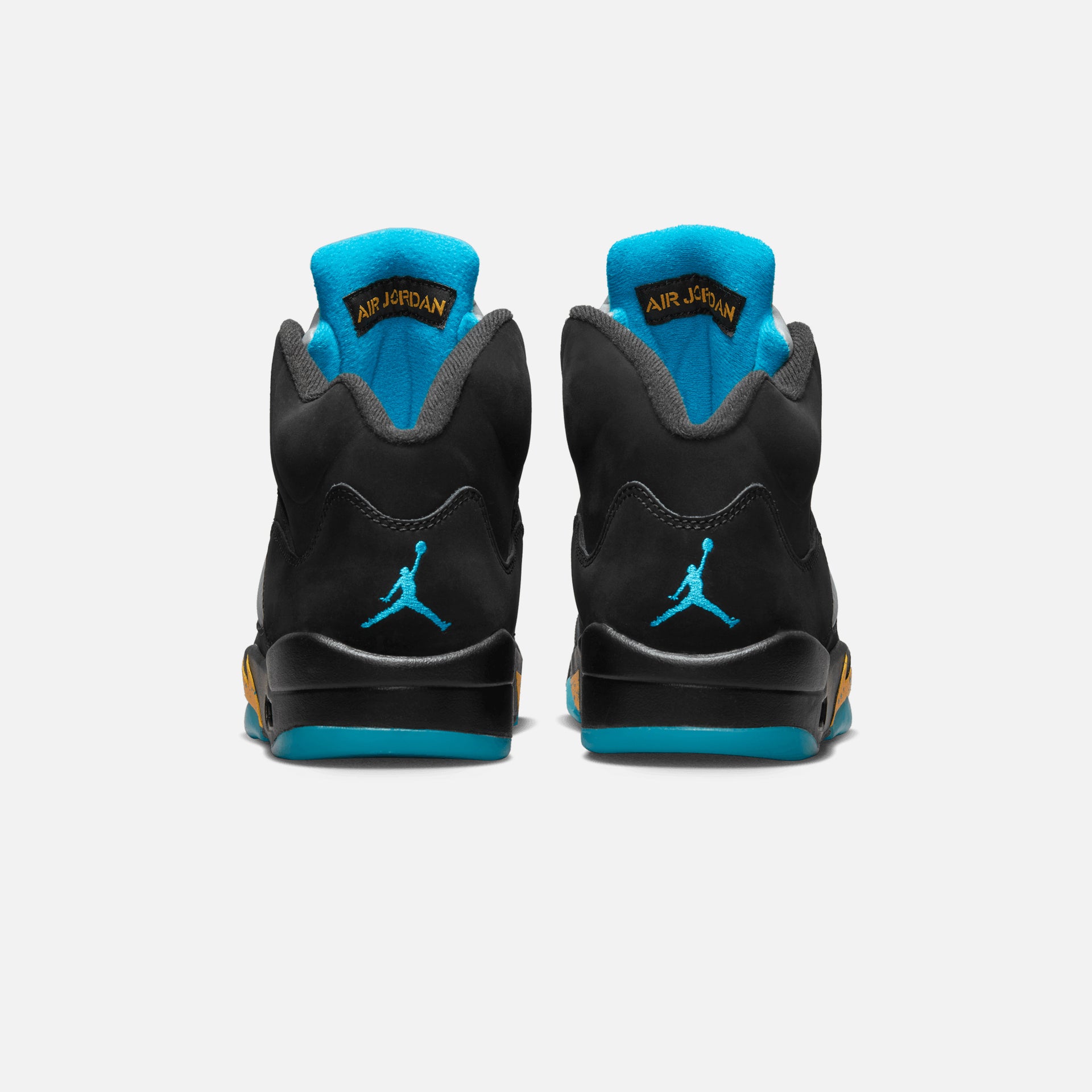 Nike Air Jordan 5 Retro - Black / Aquatone / Taxi