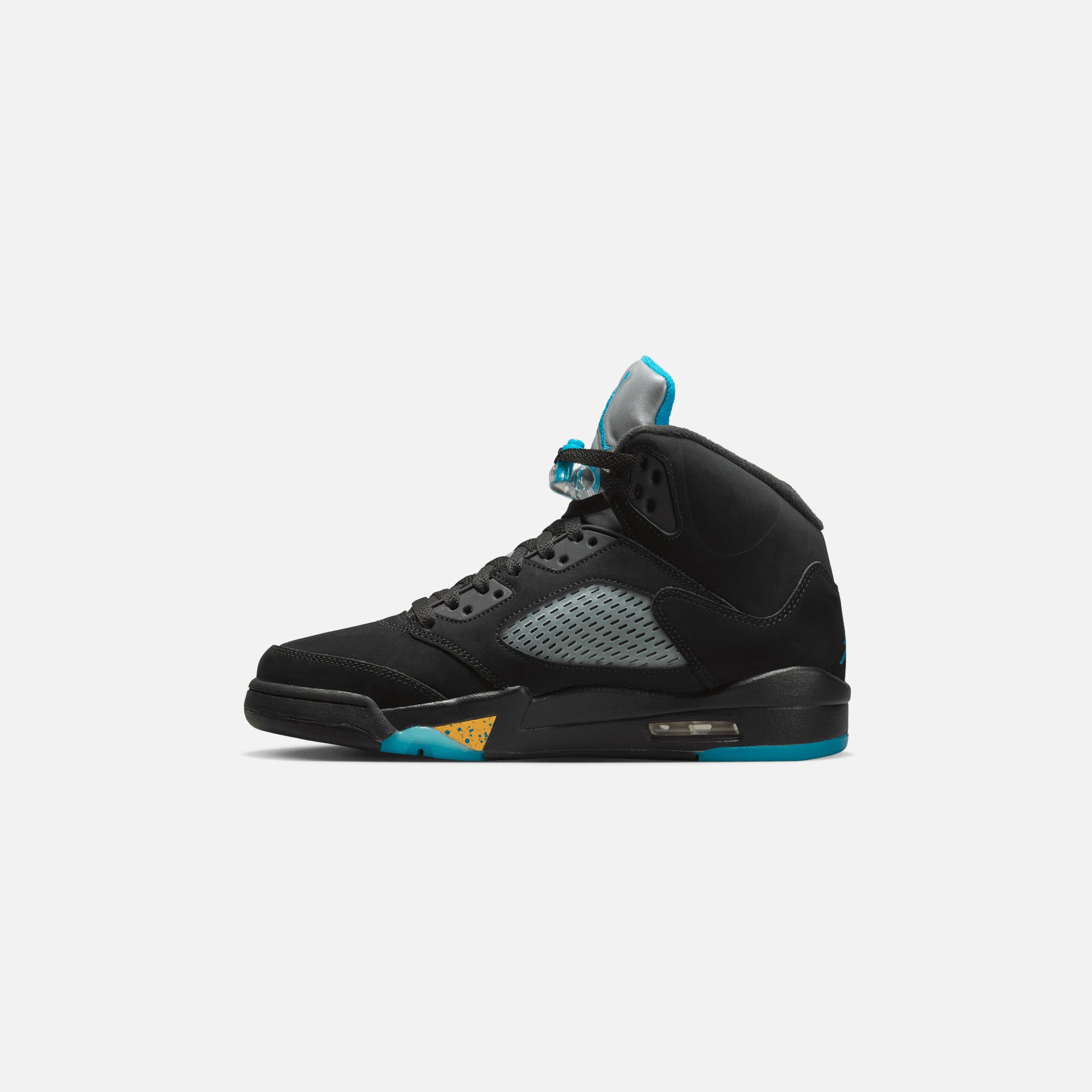 Nike Air Jordan 5 Retro - Black / Aquatone / Taxi