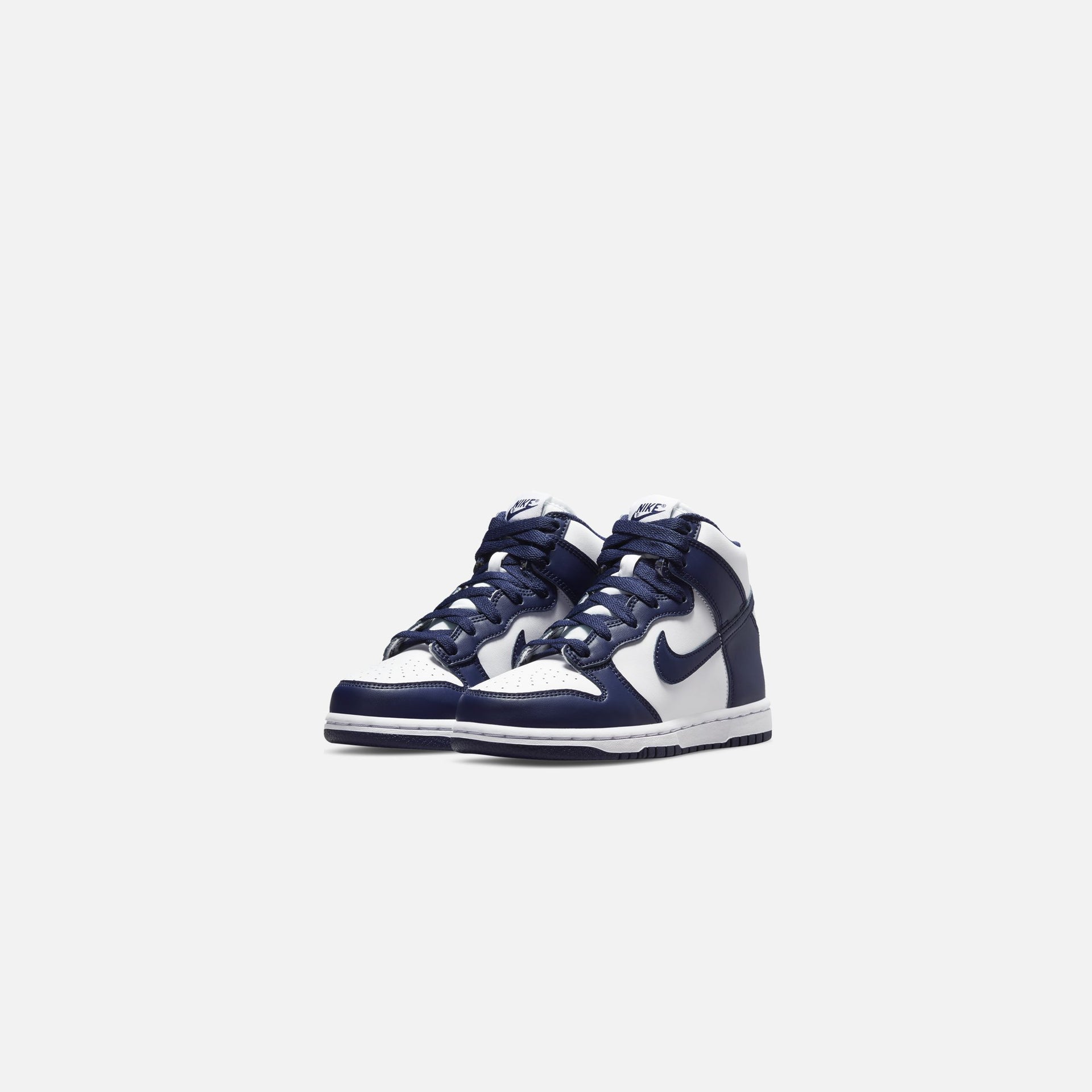 Nike Pre-School Dunk High - White / Midnight Navy / Total Orange