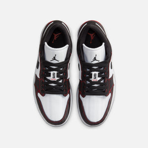 Nike WMNS Air Jordan 1 Low SE Utility - White / Black / Gym Red
