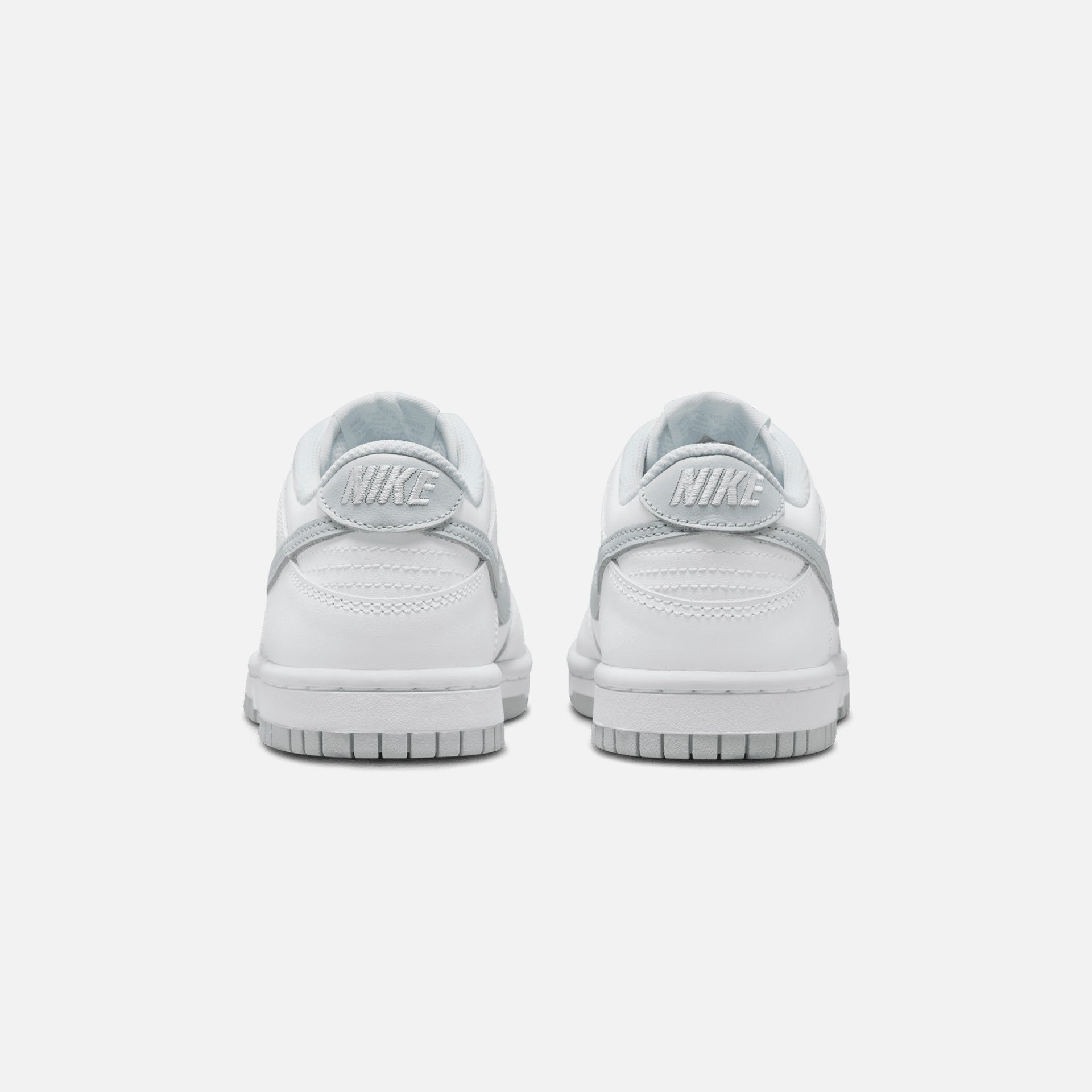 Nike Grade School Dunk Low - White / Pure Platinum