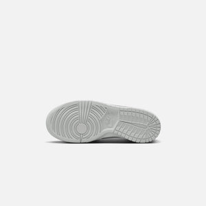 Nike Grade School Dunk Low - White / Pure Platinum
