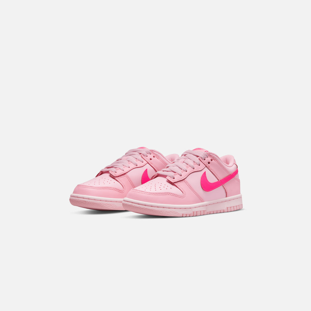 Nike Grade School Dunk Low - Medium Soft Pink / Pink Foam / Hyper Pink ...