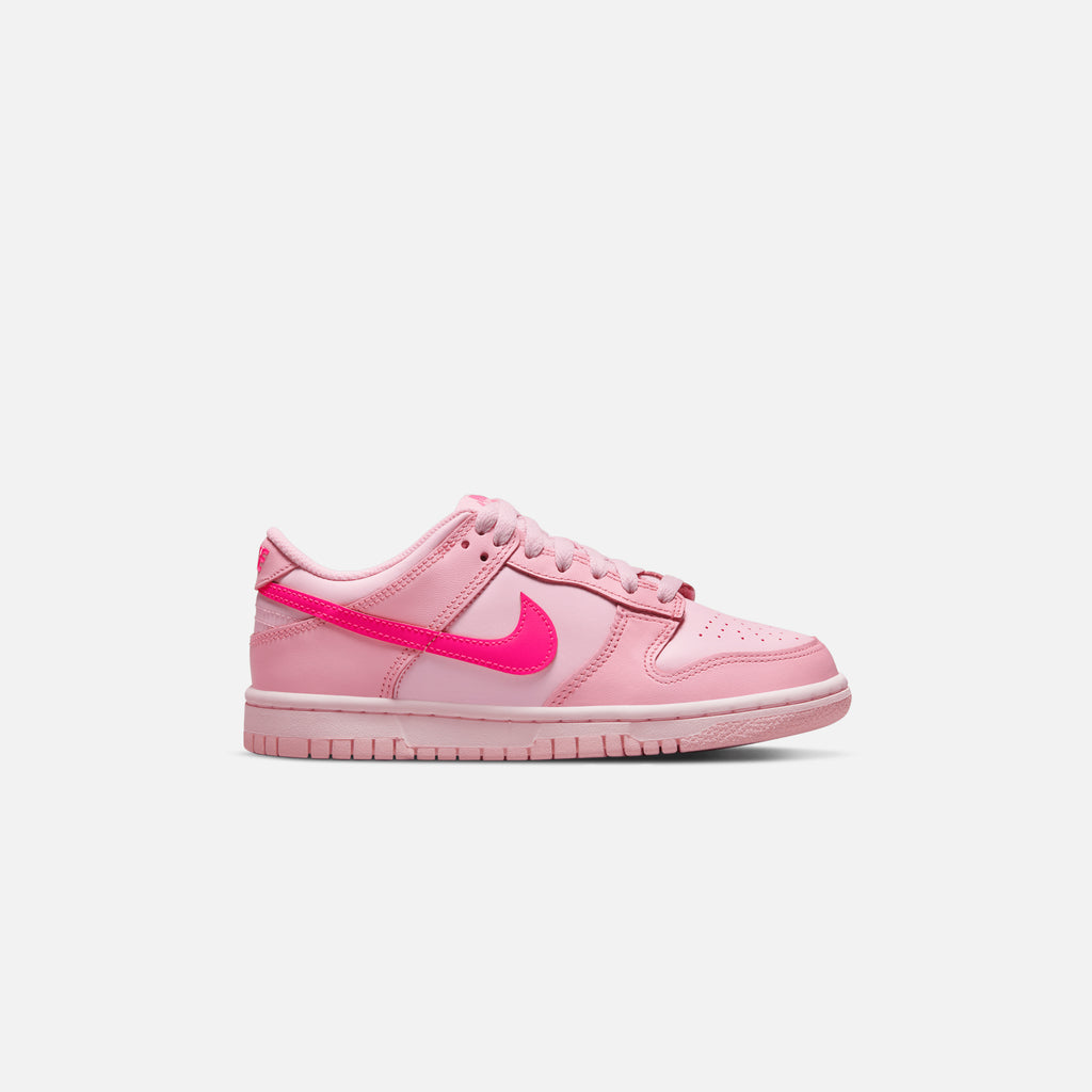 Nike Grade School Dunk Low - Medium Soft Pink / Pink Foam / Hyper Pink ...