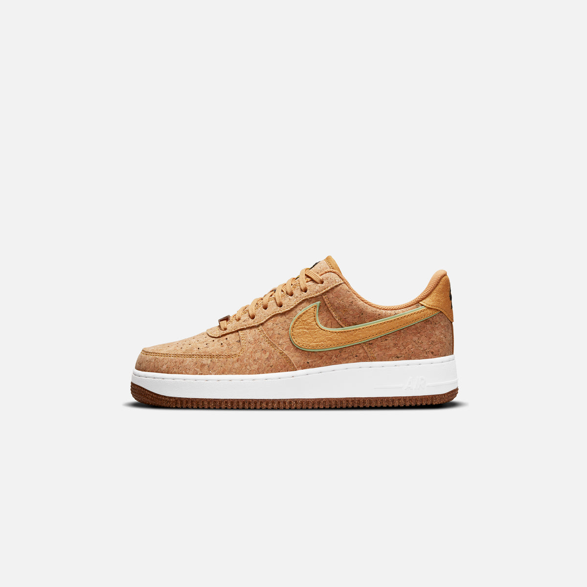 Nike Air Force 1 '07 Premium - Multicolor / Metallic Gold / Flax / Lime Glow