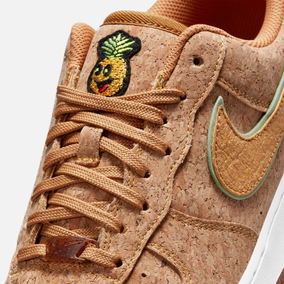 Nike Air Force 1 '07 Premium - Multicolor / Metallic Gold / Flax / Lime Glow
