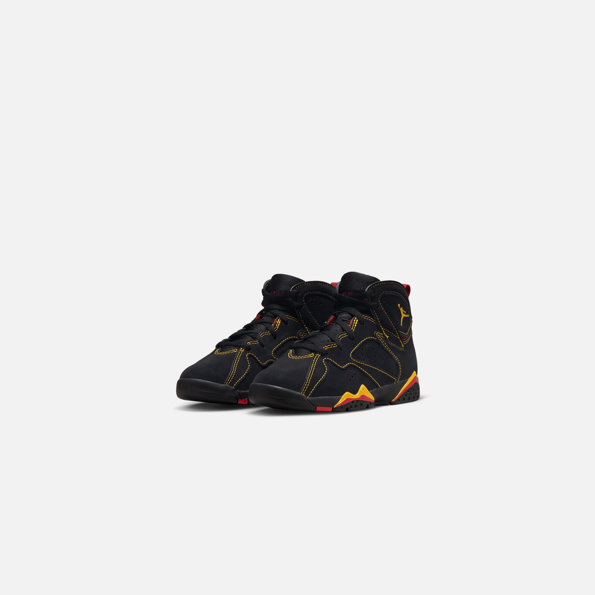 Nike Pre-School Air Jordan 7 Retro - Black / Citrus / Varsity Red