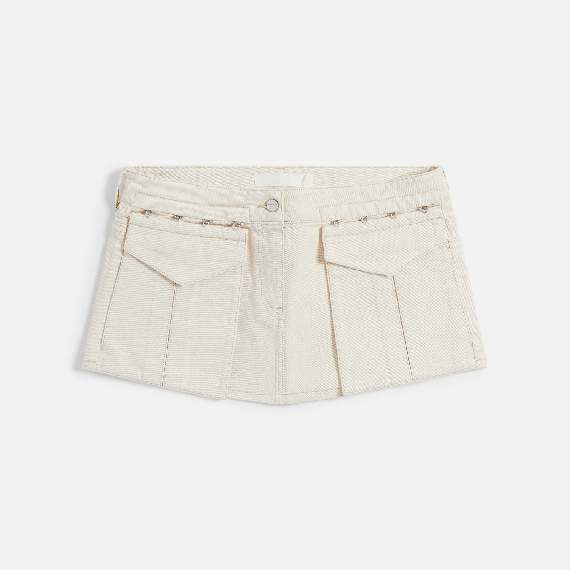 Dion Lee Denim Cargo Mini Skirt - Natural