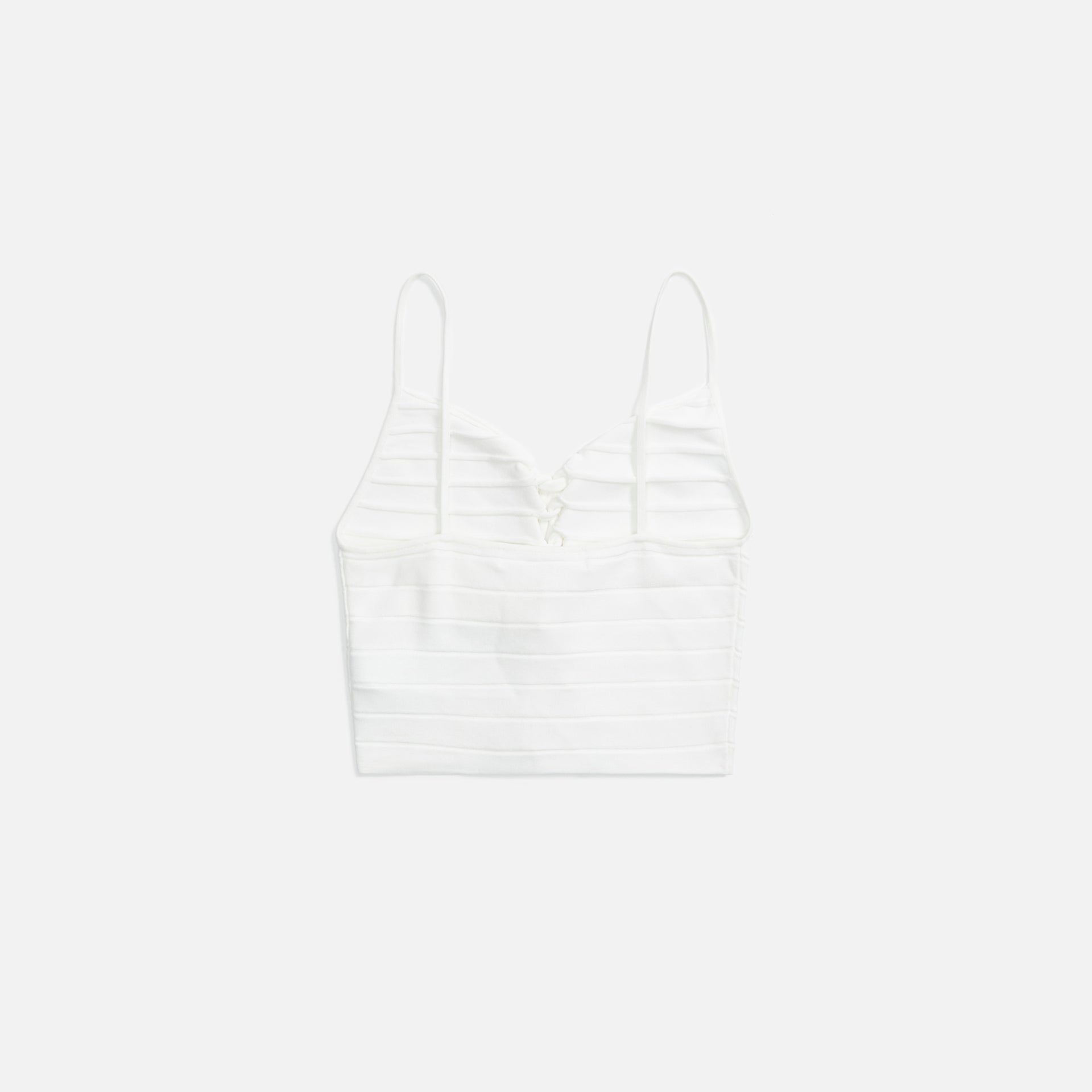 Dion Lee Central Braid Crop Cami - Ivory