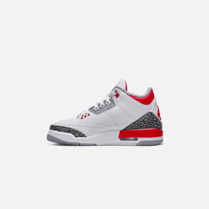 Nike GS Air Jordan 3 Retro - White / Fire Red / Black / Cement Grey
