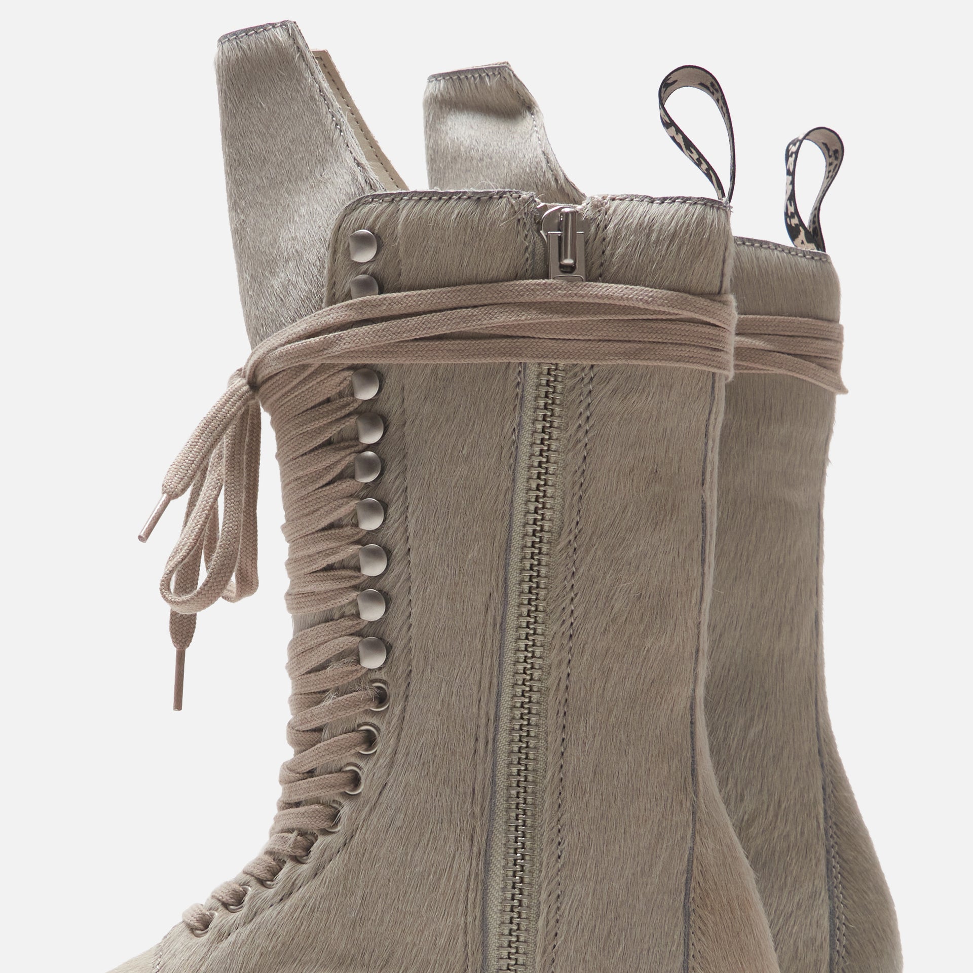 Dr. Martens x Rick Owens WMNS Quad Sole Calf Length Boot - Pearl