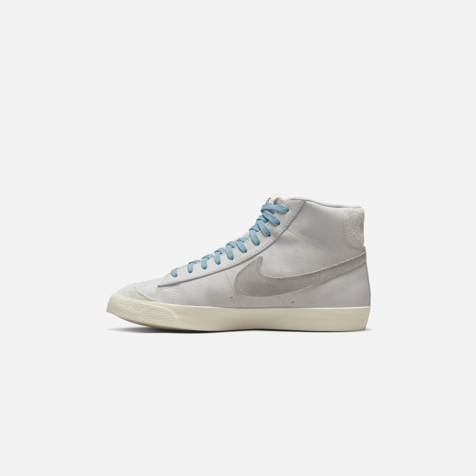 Nike Blazer Mid `77 PRM - Grey Fog / Grey Fog / Alpha Orange / Light Smoke Grey