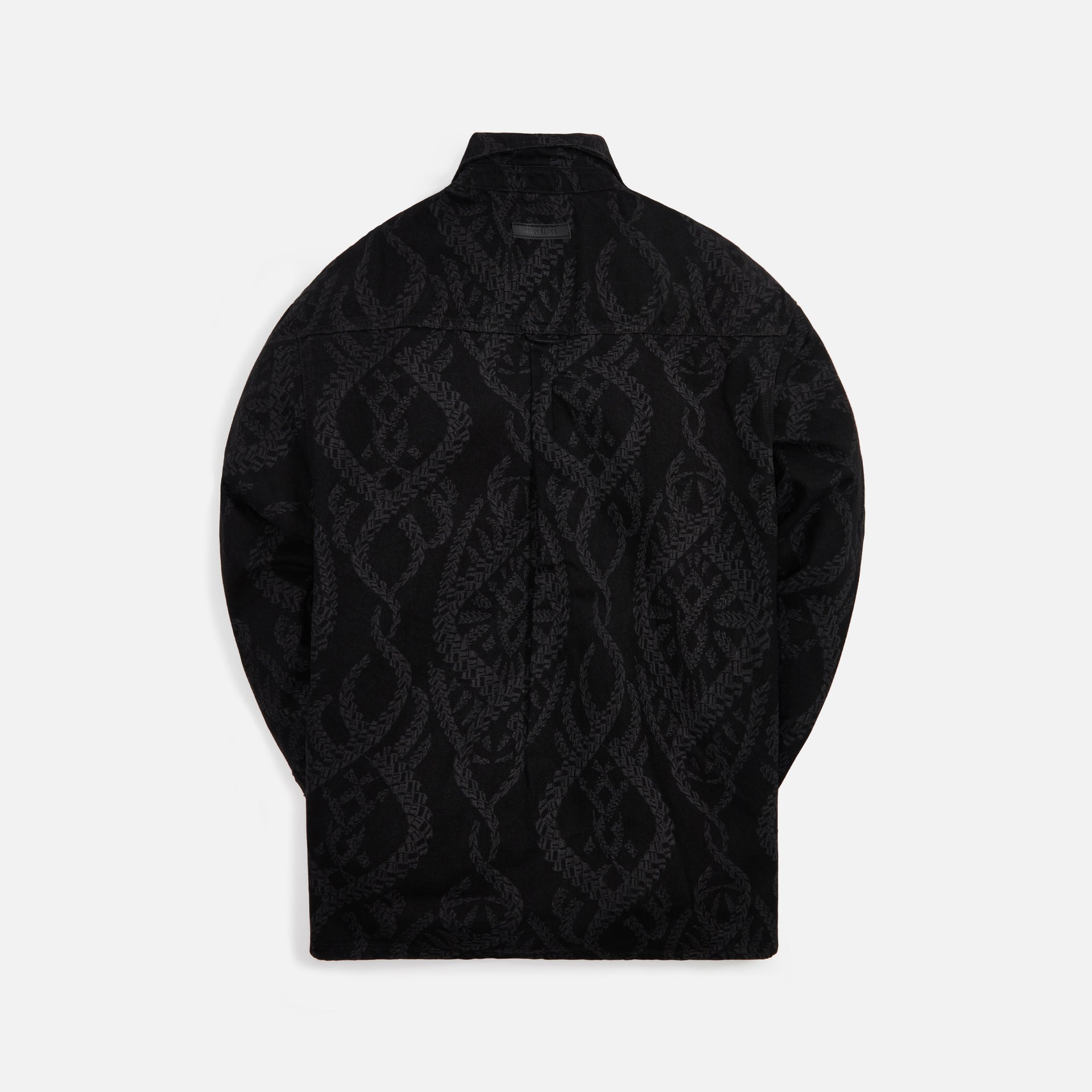 Daily Paper Laro Relaxed Fit L/S Shirt - Black Braids