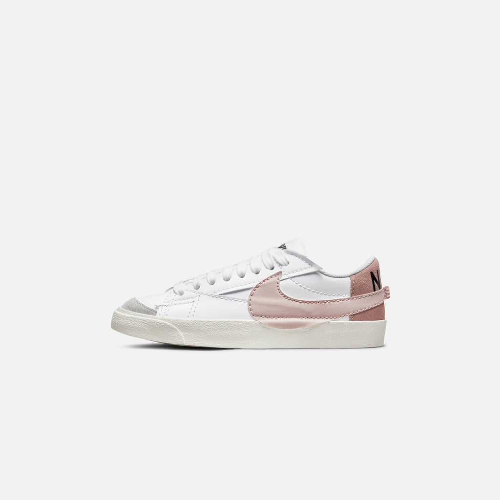 Nike WMNS Blazer Low `77 Jumbo - White / Pink Oxford / Rose Whisper – Kith