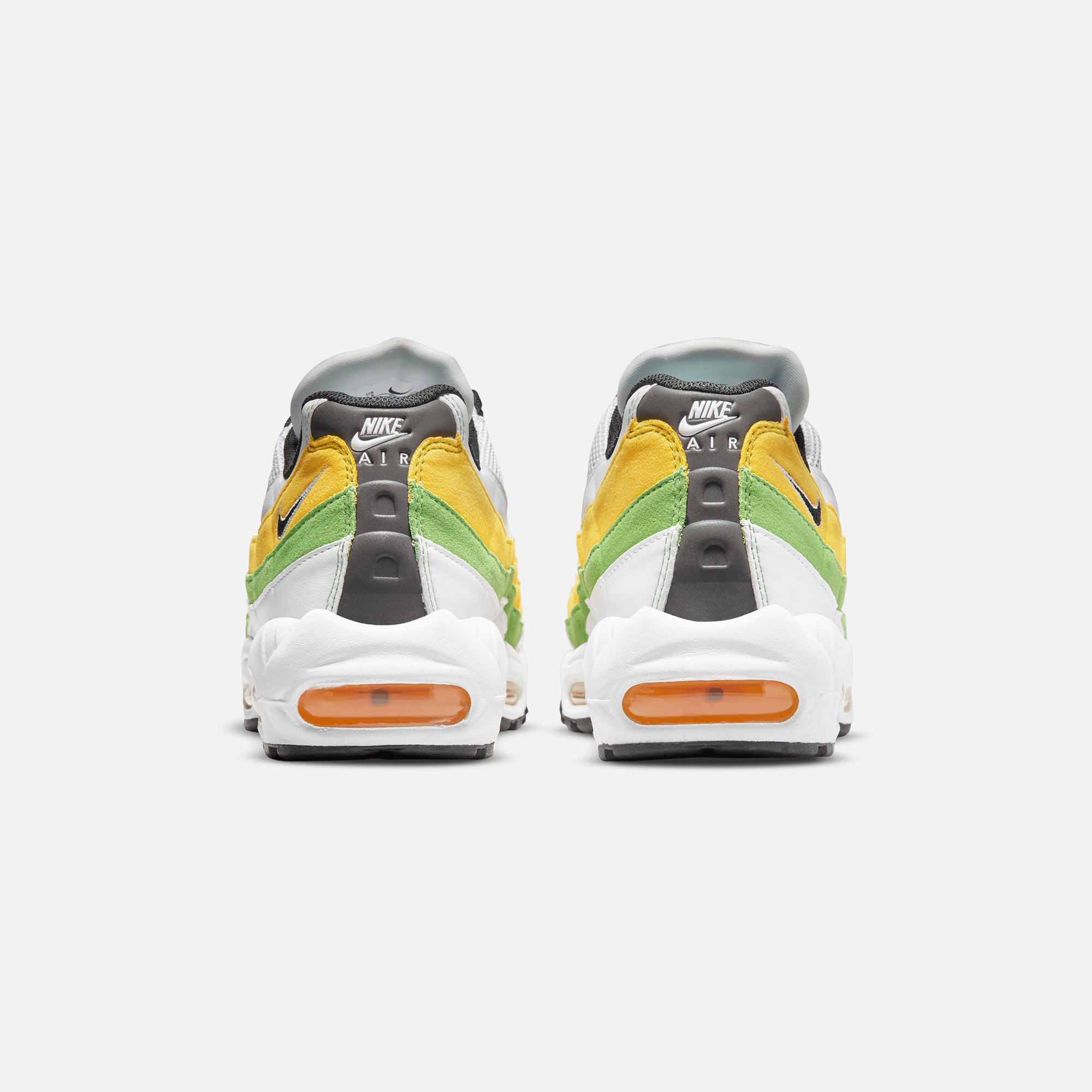 NIKE★AIR MAX 95 ESSENTIAL★WHITE/GREEN APPLE/TOUR YELLOW Nike Air Max 95 Essential White Green Apple Tour Yellow Low