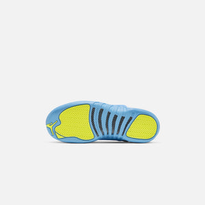 Nike GS Air Jordan 12 Retro - White / University Blue / Lemon Venom / Vivid Sulfur
