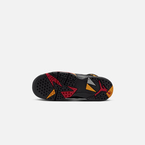 Nike Grade School Air Jordan 7 Retro - Black / Citrus / Varsity Red