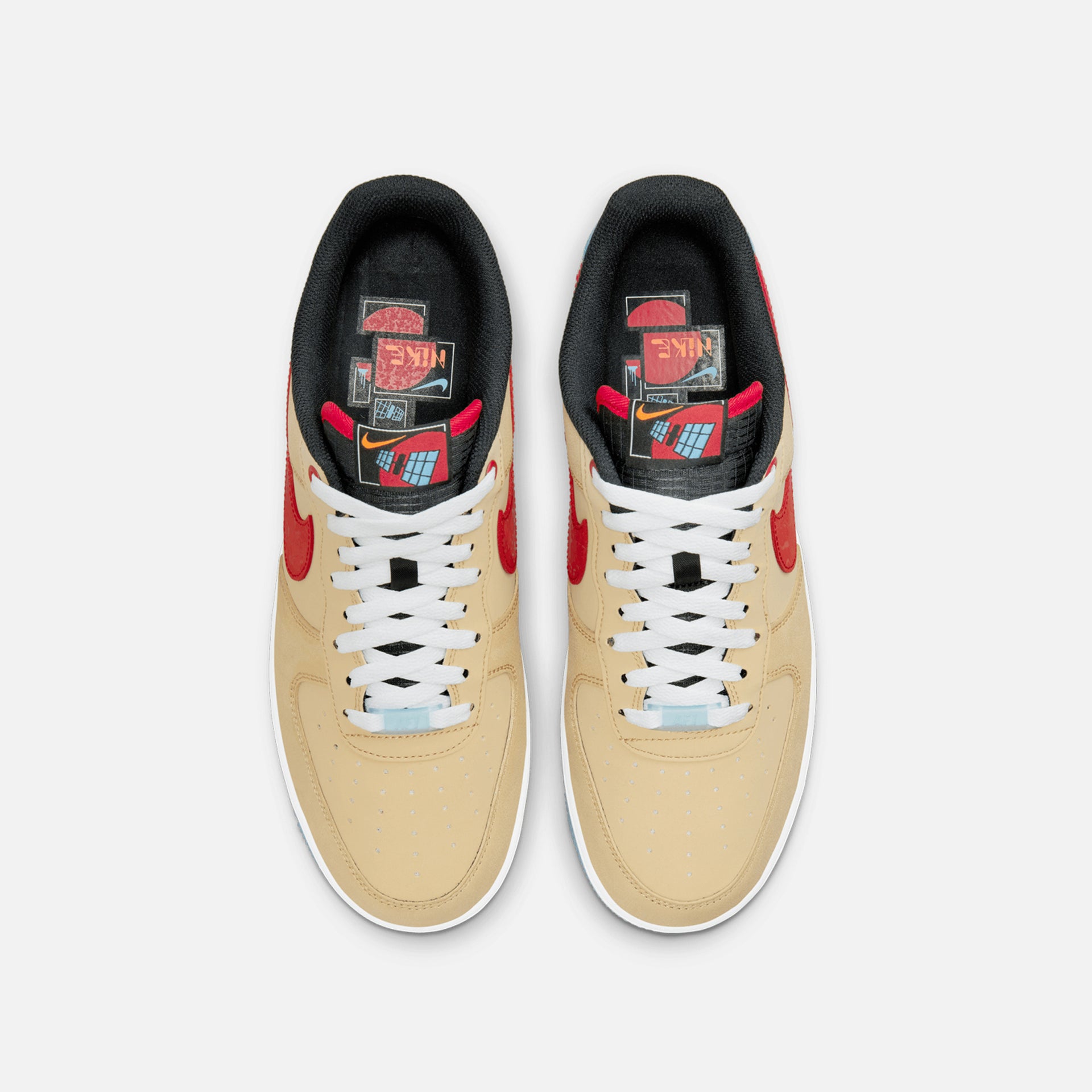 Nike Air Force 1 Lv8 Life On Mars - Tan / Red