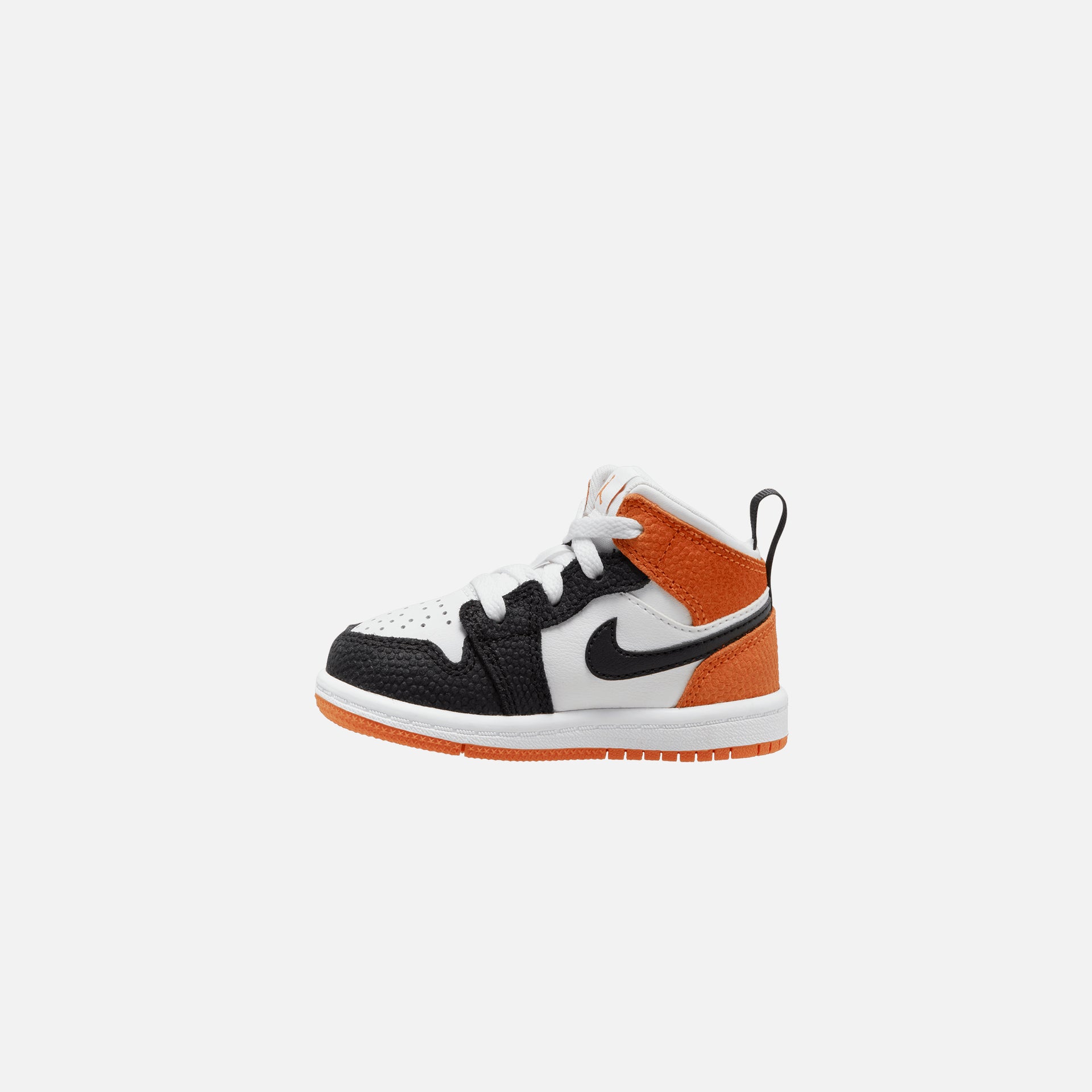 Nike Air Jordan 1 Mid SE - White / Black / Starfish / Vivid Green