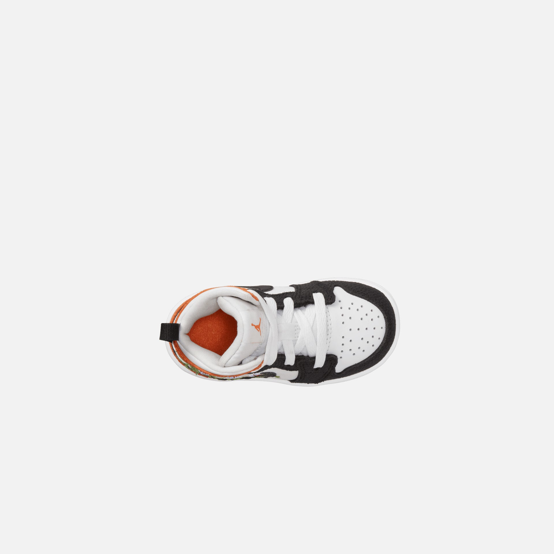 Nike Air Jordan 1 Mid SE - White / Black / Starfish / Vivid Green