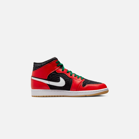 web Subrayar alguna cosa Nike Air Jordan 1 Mid SE - Black / Fire Red / White / Malachite – Kith