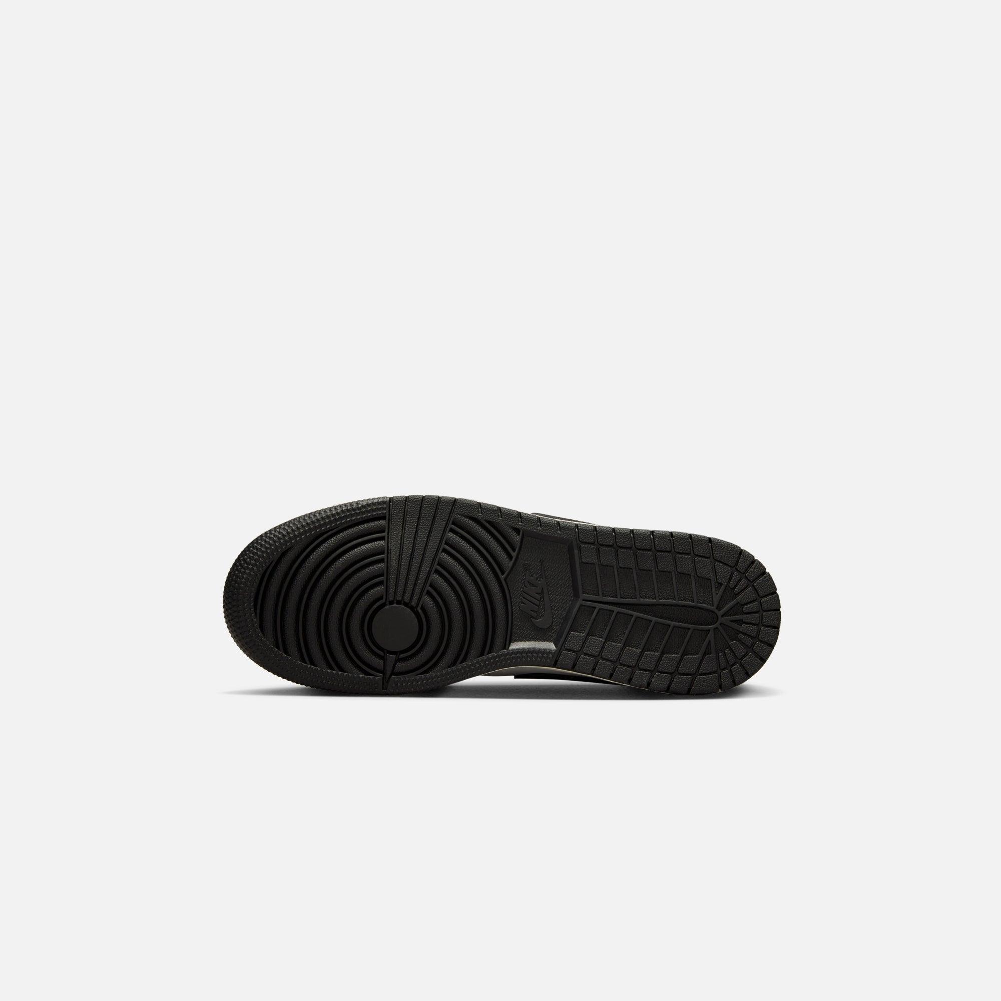 Nike Air Jordan Grade School 1 Low SE - Black / White Onyx
