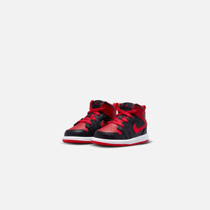 Nike Toddler Air Jordan 1 Mid - Black / Fire Red / White
