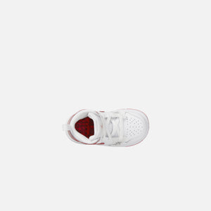 Nike Air Jordan Toddler 1 Mid SS - White / University Red