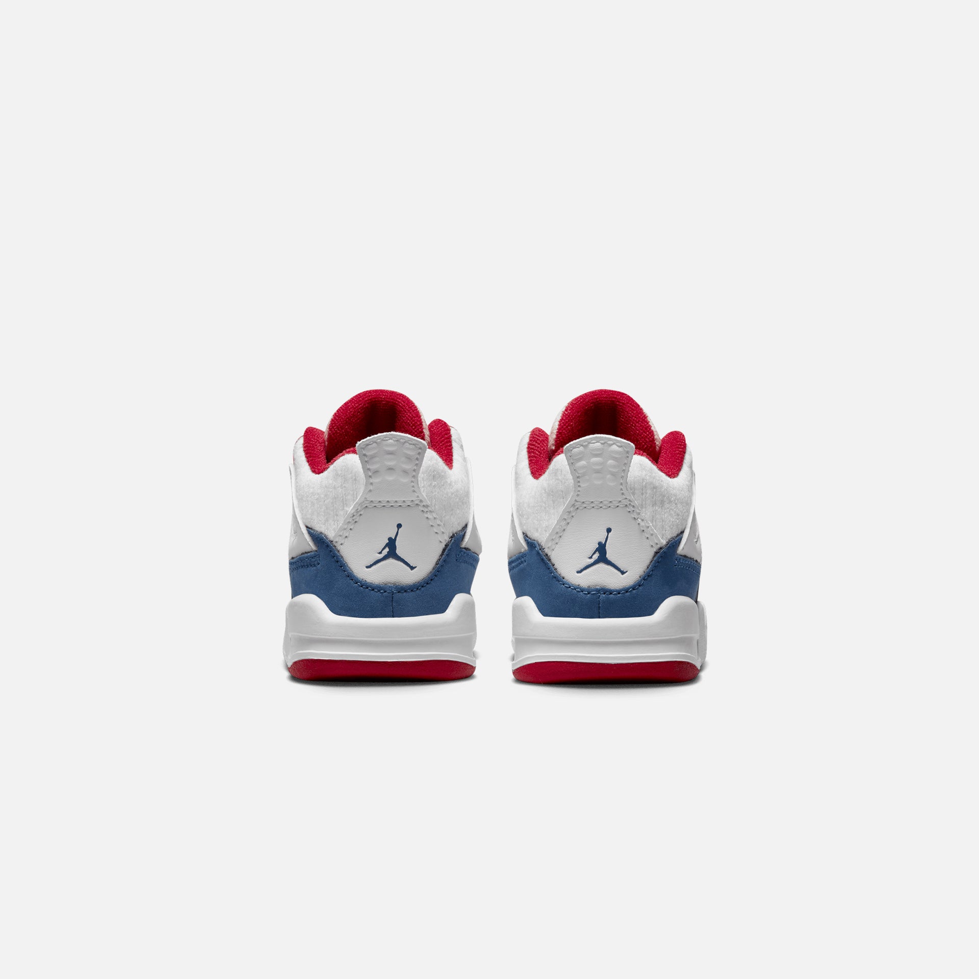 Nike Toddler Air Jordan 4 Retro - French Blue / White / Gym Red / Pearl White