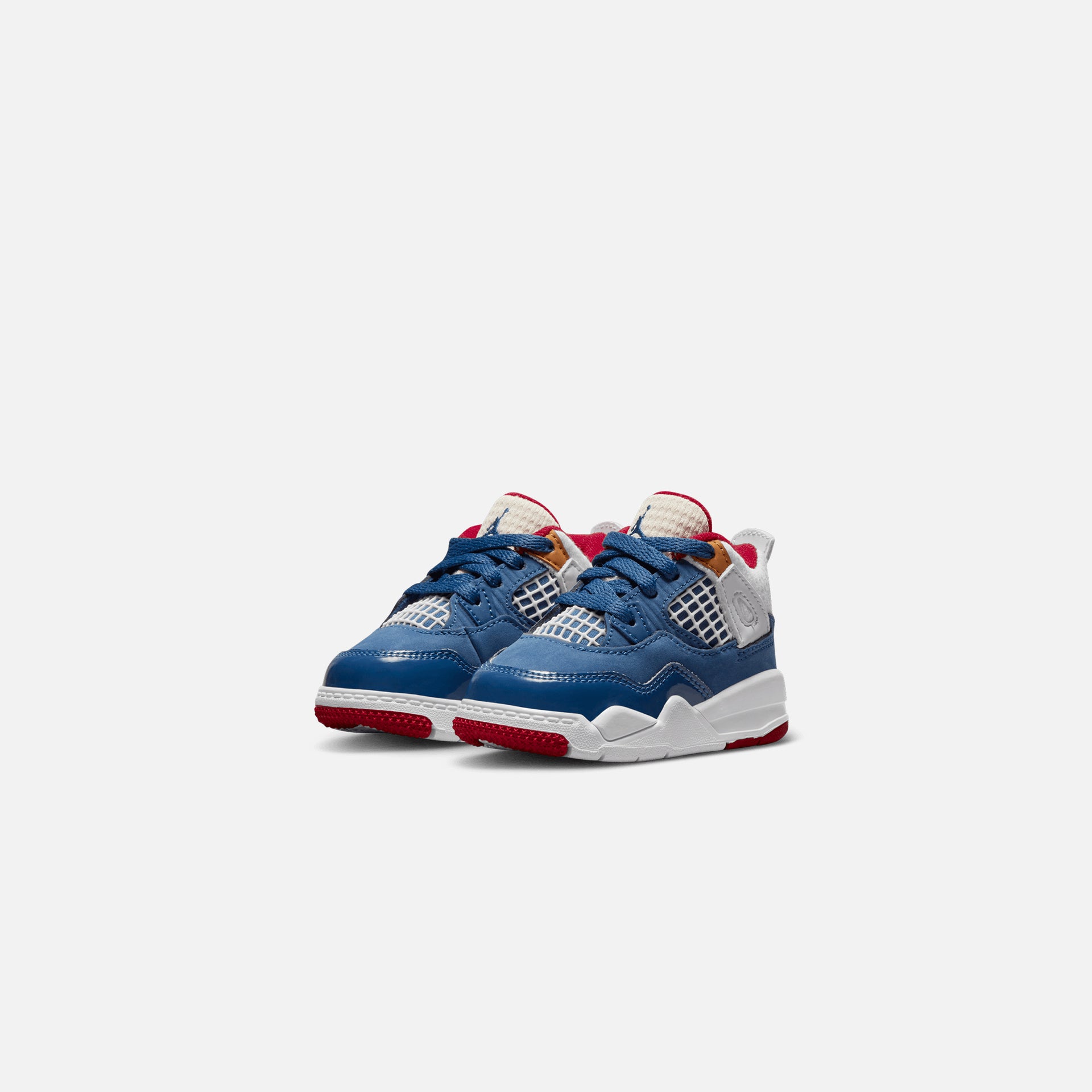 Nike Toddler Air Jordan 4 Retro - French Blue / White / Gym Red / Pearl White