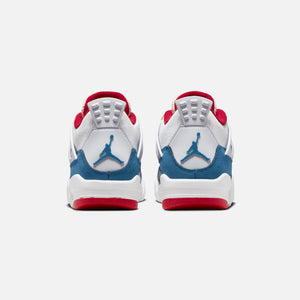 Nike Grade School Air Jordan 4 Retro - French Blue / White / Gym Red / Pearl White