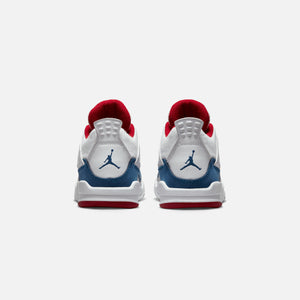 Nike Pre-School Air Jordan 4 Retro - French Blue / White / Gym Red / Pearl White