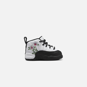 Nike Toddler Air Jordan 12 Retro - White / Black / Vivid Green / Lavender Mist / Team Green