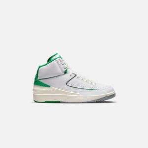 Air Jordan 2 Retro - White / Lucky Green