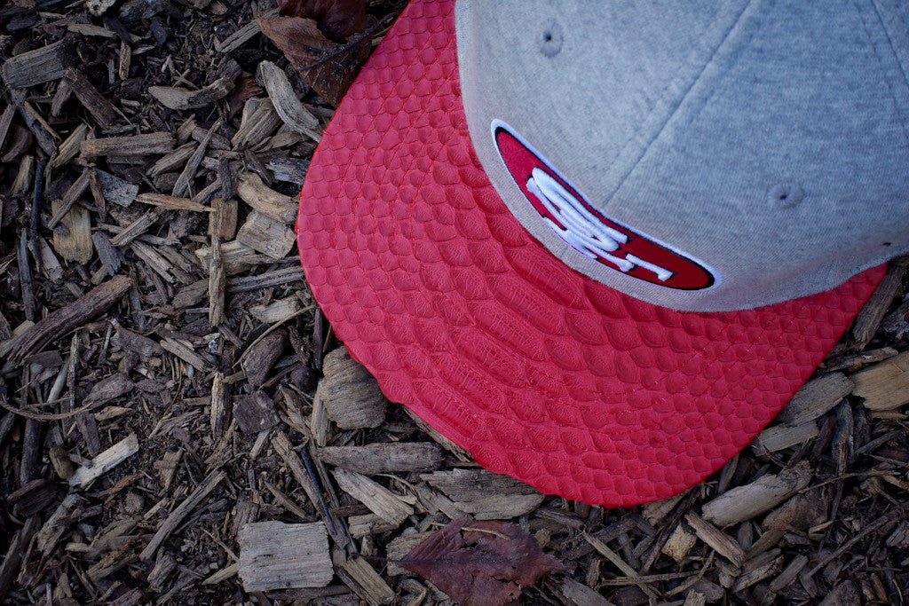 JUST DON San Francisco 49ers "SF" Logo - Fleece / Red