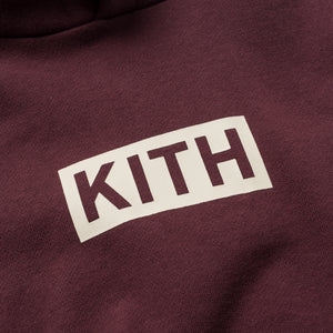 Kith Kids Classic Logo Williams Hoodie - Plum