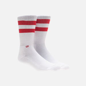 UrlfreezeShops Classics for Stance Crew Sock - White / Red