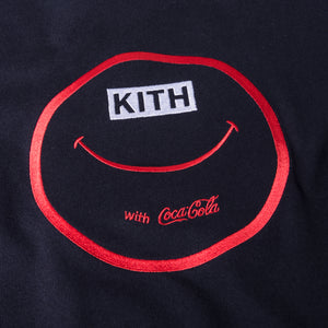 Kith x Coca-Cola Smile With Coke Tee - Navy