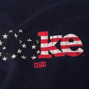 Kith x Coca-Cola All American Vintage Tee - Navy