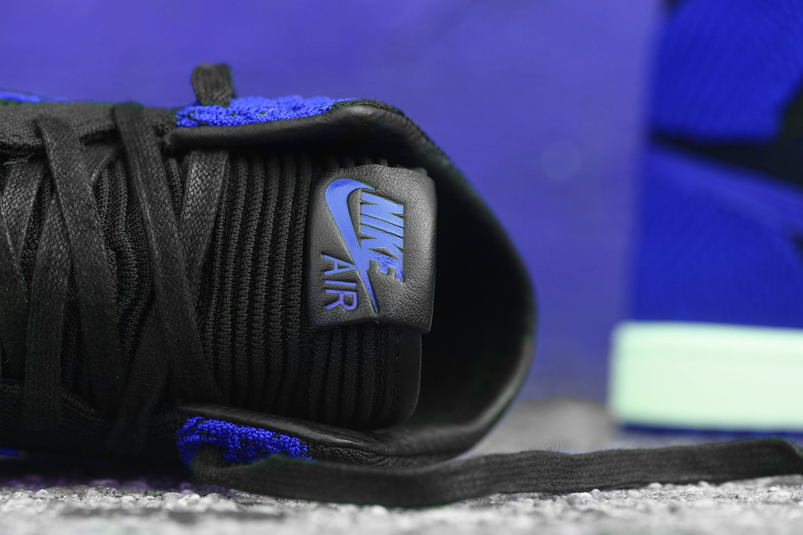 Nike GS Air Jordan 1 Retro FK - Black / Royal