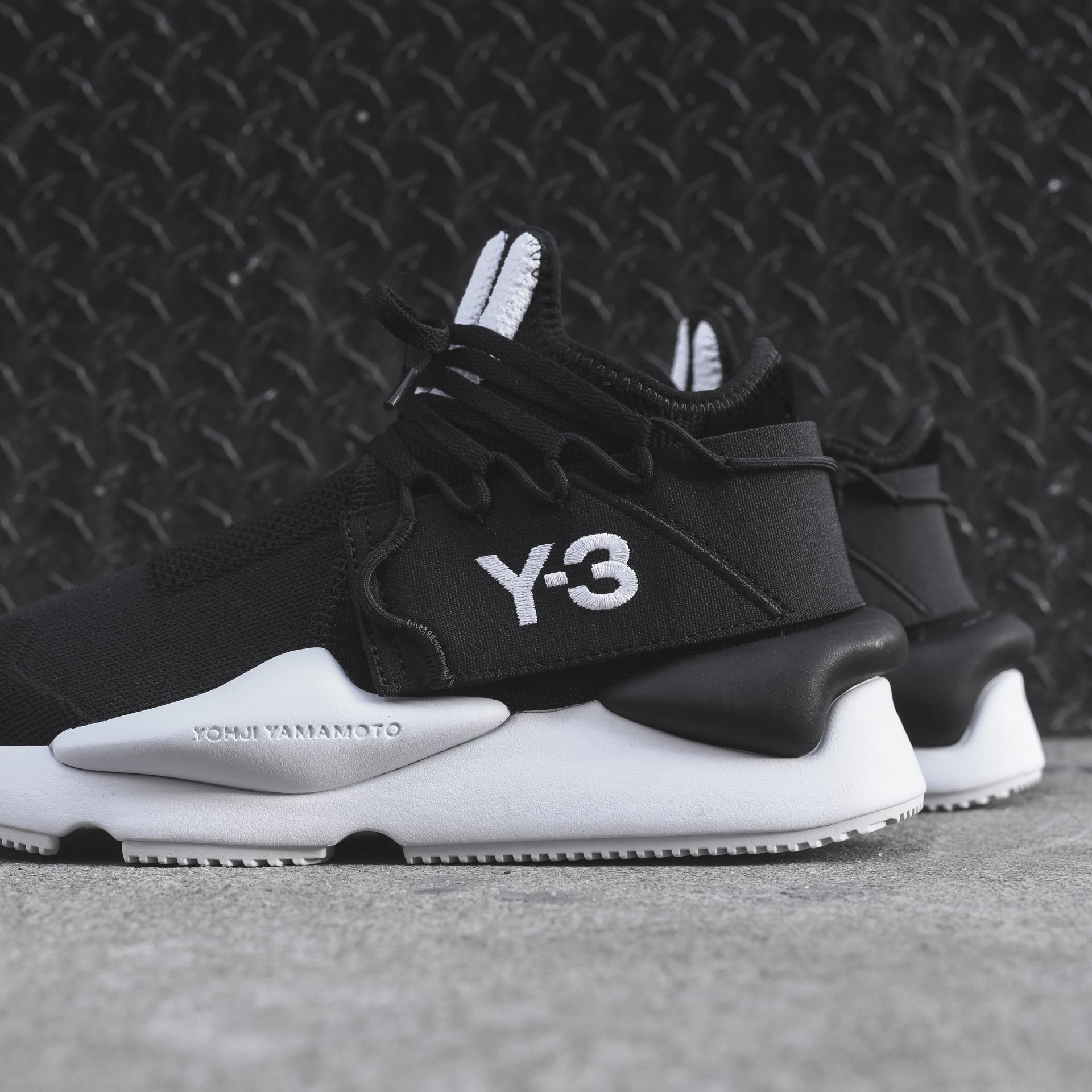 Y-3 Kaiwa Knit - Core Black / White
