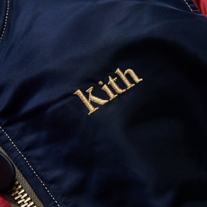 Kith Kids x Alpha Industries Toddler MA-1 Bomber Jacket - Navy / Red