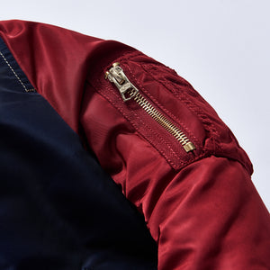 Kith Kids x Alpha Industries Red MA-1 Bomber Navy / - Jacket Toddler