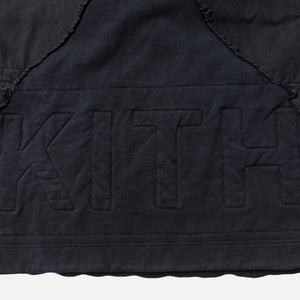 Kith x Greg Lauren 50/50 High Tech Zip Neck Hoodie - Black
