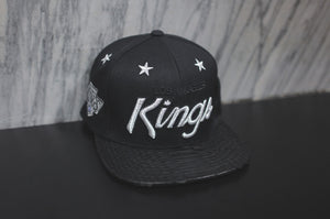JUST DON Stars LA Kings Script Logo - Black / Black